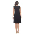 thumbnail image 5 of Women's Sleeveless Midi Casual Dress, Loose T-Shirt Dresses, Round Neck for Summer(Black Large-X-Large Size), 5 of 6