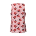thumbnail image 5 of Xecao Strawberries Men's Tank Top Workout Quick Dry Sleeveless Gym Jogging Muscle Shirts Summer Swim Beach Tops, 5 of 9
