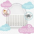 KinderSense Baby Crib Safety Canopy Popup Sleep Tent with Mosquito Prevention Net