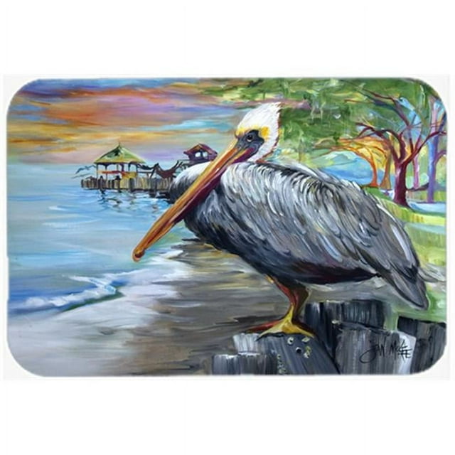 Carolines Treasures JMK1021LCB Pelican View Glass Cutting Board- Large