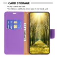 thumbnail image 3 of K-Lion Flip Case for iPhone 11 Pro Max ,Premium Card Slots Kickstand Shockproof Protective Case Minimalist Lychee Leather Wallet Cover with Strap for iPhone 11 Pro Max,Violet, 3 of 5