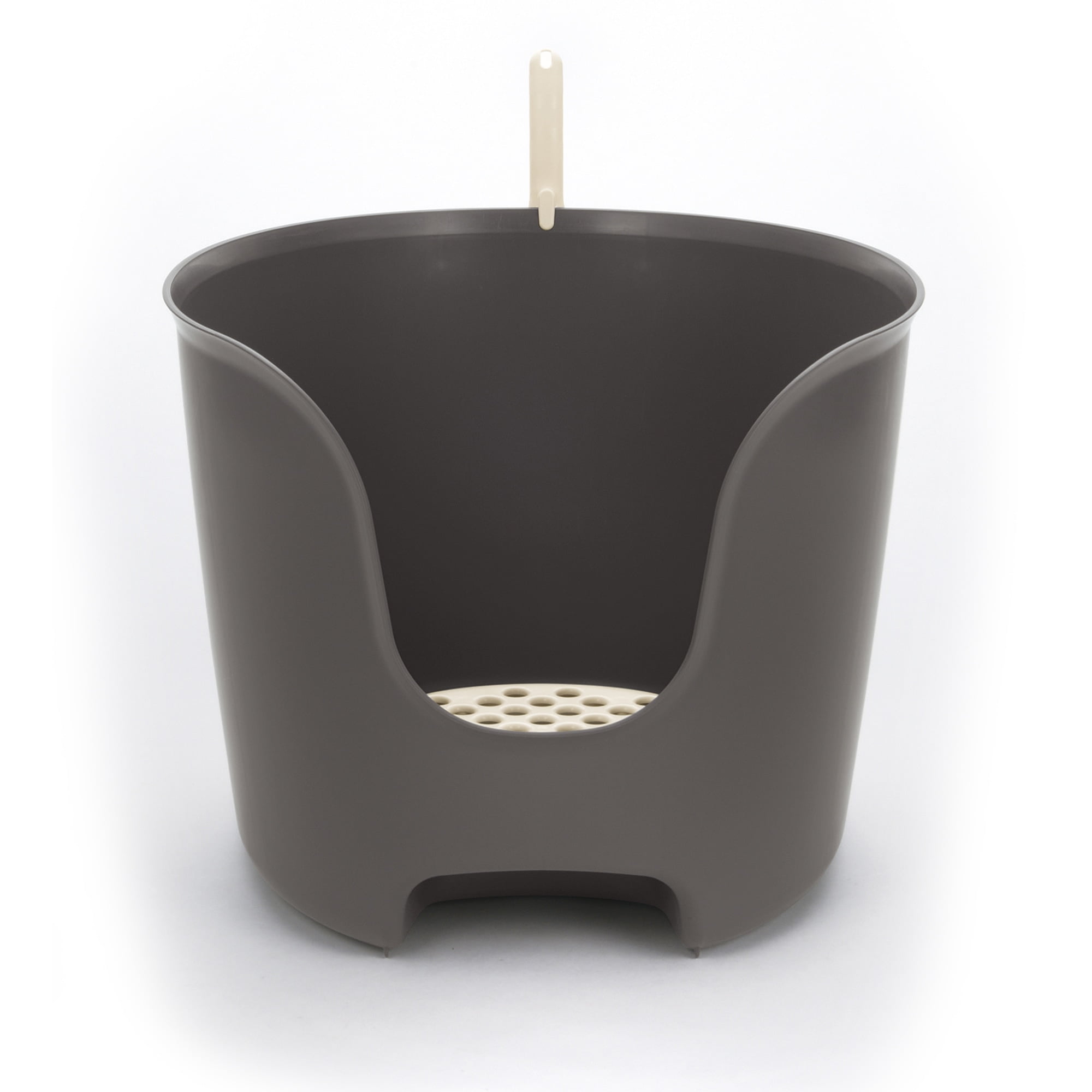 PAW TRAX High Wall Cat Litter Box, Brown