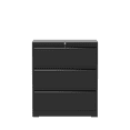thumbnail image 2 of Hassch 3 Drawer Lockable File Cabinet, Metal Filing Cabinet with Lock for Letter/Legal/A4 Files, Home Office Storage Cabinet, Black, 2 of 8