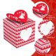 thumbnail image 1 of Cajas de papel para cupcakes del Día de San Valentín 12 Likrtyny unidades caja pequeña para caramelos 4x4x3 pulgadas contenedor para regalos de San Valentín recuerd, 1 of 9