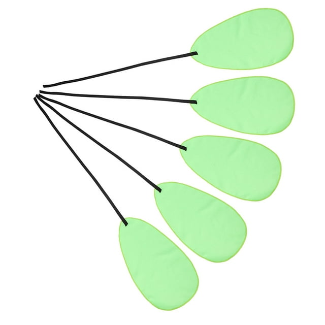 HEANUJJ 5pcs Cleaning Swab Set Light Green Superfine Fiber For Interior And Exterior Cleaning Of Wind Instruments