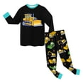 thumbnail image 6 of Hessimy Toddler Boys Girls Spring Summer 2Pcs Long Sleeve Sweatshirt Tops Pants Warm Sweatsuit, Warm Sweat Style,18M-6T(Black,8-9 Years), 6 of 6