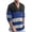 Blue, variant on IROINNID Men's Sweater V-Neck Long Sleeve Jumper Mid-Length Stripes Warm Pullover Autumn And Winter Sweater Jacket