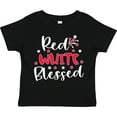 thumbnail image 3 of Inktastic 4th of July Red White Blessed Fireworks Boys or Girls Toddler T-Shirt, 3 of 5