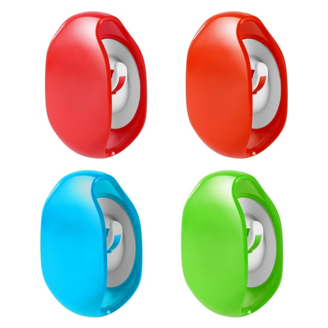 MasteelfCA 4pcs Automatic Cable Winder Retractable Cord Winder Wire Storage Housekeeper for USB Cables Headphone Cable ( Orange Red Green Blue )