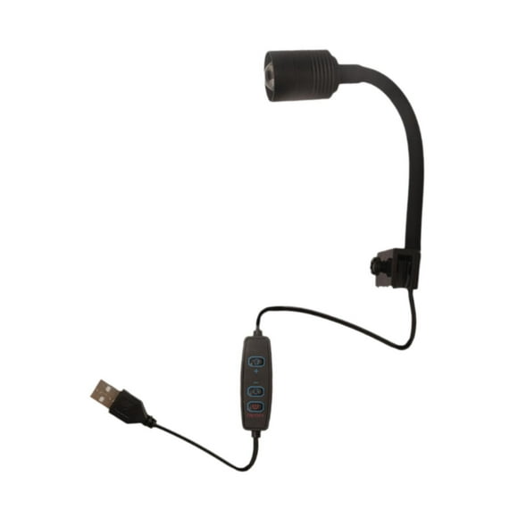 braveheart Aquarium Projecteur sous-Marin Rotation 360° Lumière Aquarium Multifonction LED Blanc 16,4x2,4cm