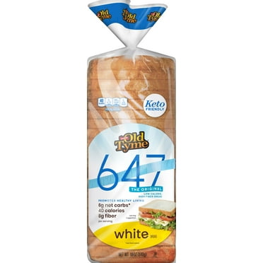 Schmidt Old Tyme 647 White Bread Loaf, 18 oz, 18 Count