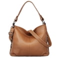 thumbnail image 1 of Bolso de hombro YALUXE de piel auténtica Hobo para mujer, 1 of 8