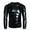 Black, variant on Men Shiny Leather T-shirt, Soft Leather, Long Sleeve, Male Shaping Shirt
