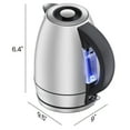 thumbnail image 6 of Chefman 1.8 Liter Electric Kettle, 1500W Rapid Water Boiler with Lift-Out Lid – Stainless Steel, 6 of 12