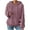 Pink, variant on LEAVINGSUO Winter Clothes Woman Fashion Women's Casual Long Sleeve Round Neck Ladies Sweatshirts Tops Thickened Plain Hoodie Blouse
