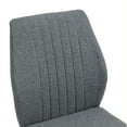 thumbnail image 5 of BRTHORY Dining Chairs Set of 4, Modern Kitchen & Dining Room Chairs, Upholstered Cushion Seat and Sturdy Metal Legs (4 Dark Gray Chairs), 5 of 6