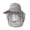 Gray, variant on Women's Polka Dot Face Cover Sun Hat Wide Brim Cooling Farm Cap for Gardening Outdoor Work M