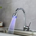 thumbnail image 2 of LED Faucet Spray Head 7 Color Light Change Faucet Aerator 360 Degrees Swivel Kitchen Faucet, 2 of 8