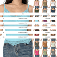 thumbnail image 3 of Womens Camisoles Lace V Neck Sleeveless Tank Top Summer Spaghetti Strap Slim Fitted Sexy Cami Tops Casual Soft Lightweight Going Out Cute Shirts Trendy Beach Travel Clothes, Orange XL, 3 of 5