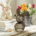 thumbnail image 5 of Tupukom Easter Decorations Outdoors Easter Natural Rattan Hand-woven Bunny Easter Woven Basket Pastorals Decoration, 5 of 6