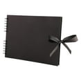 thumbnail image 3 of Álbum de álbum scrapbook libro de recortes de chasquido DIY Decoración del hogar Souvenirs álbum de fotos para el cumpleaños familiar Boda de viajes Negro, 3 of 8