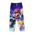 thumbnail image 4 of Sigee Mario Bu Print Women's Soft Pajama Pants - Breathable and Comfortable Lounge Sleep Bottoms with Elastic Waistband and Pockets-XX-Large, 4 of 9