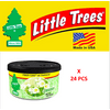 Fiber Can Jasmin Linen Little Trees UFC-17833 MADE IN USA Pack of 24