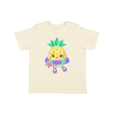 

Inktastic Cute Pineapple with Floatie Gift Toddler Boy or Toddler Girl T-Shirt