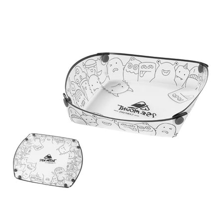 

Collapsible Bowl For Camping Portable Camping Bowl Food Grade Folding Plate Heat Light Folding Tableware For Outdoor Cooking Picnic
