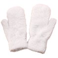 thumbnail image 1 of 1 par de guantes para adultos, gruesos, elásticos, suaves y acogedores, resistentes al frío, de color sólido, resistentes al viento, para invierno, para exteriores, color gris claro., 1 of 8