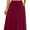 Red, variant on Maxi Skirts for Women with Pockets Long Midi Length Casual Skirt for Beach Party Holiday