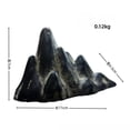 thumbnail image 2 of Stone Look Mini Mountain Decor Aquarium Zen Garden Home Landscape Tabletop Ornament Rock Style Indoor Outdoor Decoration, 2 of 5
