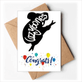 thumbnail image 1 of Black Sloth Animal Outline Natural Wedding Cards Congratulations Greeting Envelopes, 1 of 3