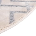 thumbnail image 6 of Rugs.com Marilyn Monroe™ Glam Trellis Collection Rug – 5 Ft Round White Silver Medium Rug Perfect For Kitchens, Dining Rooms, 6 of 9