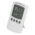 thumbnail image 2 of Termómetro, Monitor LCD De Temperatura Y Humedad Montable En La Pared Portátil De Alta Precisión Para Interiores Y Exteriores Para El Hogar Para Invernaderos, 2 of 8