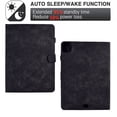 thumbnail image 5 of for Case for iPad Pro 11 Inch (M4) 2024 (5th Gen) Released,PU Leather Embossed Tree & Bird Slim Case with Pencil Holder Card Slot Protective Smart Cover for iPad Pro 11 Inch Tablet 2024,Black, 5 of 5