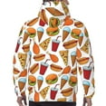 thumbnail image 5 of Hoodies for Men - hot dog Hamburger Long Sleeve Comfrt Men'S Fashion Hoodies & Sweatshirts, Sweatshirts for Men Hoodies Pullover Clothing Clothes with Pouch, 5 of 7