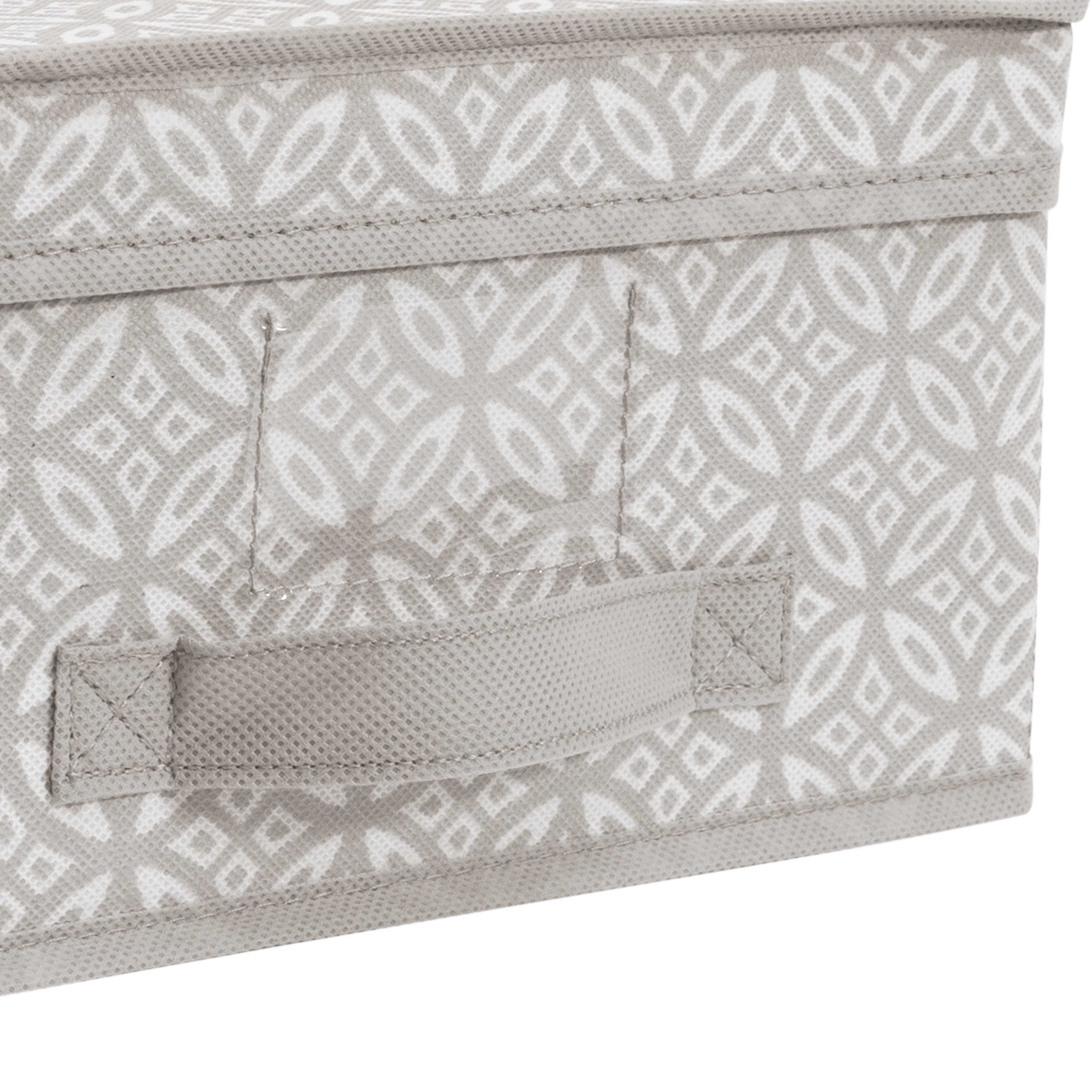Simplify Boho Medium Fabric Storage Box in Gray