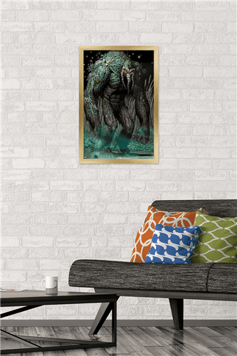 Marvel Comics: Man-Thing: Thunderbolts #154 Wall Poster, 14.725" x 22.375" Framed