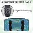 thumbnail image 7 of ZIATUBLE Sea Dolphins Sewing Machine Storage Case Rainbow Traveling Bag with Zipper Portable Sewing Machine Handbag Easy to Clean Sewing Machine Storage Bag Zips Open Completely, 7 of 7