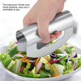 thumbnail image 4 of Coupe-fruits, Coupe-Aliments en Acier Inoxydable Multi-Usage Double Lames Hachoir Outil de Tranchage, 4 of 7