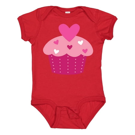 

Inktastic Valentine s Day Cupcake Gift Baby Boy or Baby Girl Bodysuit