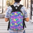 thumbnail image 2 of Gaeub Disco Roller Skates Print Unisex Backpacks, College Bookbag,Daypack with Padded 15" Laptop Sleeve,for School, Work, and Travel, 2 of 2