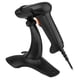 thumbnail image 2 of Lector de código de barras QIAN QOB-1DUSY ergonomico con base, 300 escaneos/segundo, escaneo manual o automatico, lectura roll-pitch-yaw, códigos 1D, indicador LED y zumbador, USB KBW, 2 of 8