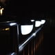 thumbnail image 5 of Luces solares para canalones, 2 lámparas de pared impermeables para exteriores con luz LED para para jardín Blanco frío kusrkot luz de la cerca al aire libre, 5 of 8