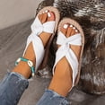 thumbnail image 4 of WAYUTE Sandals for Women Slip On Beach Soft Sole Sandals Lightweight Flat Open Toe Elastic Strap Walking Shoes Trendy Casual Outdoor, 4 of 6