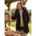 thumbnail image 4 of Wantdo Women's Puffer Jacket Windproof Winter Coat Stylish Winter Parka Jacket Black L, 4 of 7