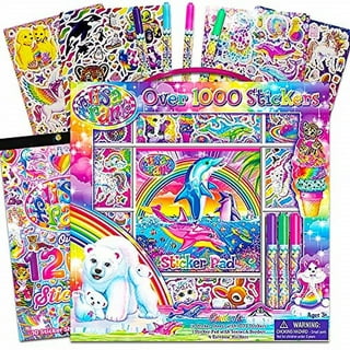 Lisa Frank Coloring & Activity Book with Stickers ~ Over 500 Stickers!
