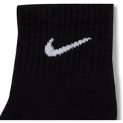Nike Everyday Cushion Breathable Ankle Training Socks (6 Pair) Large Black/White