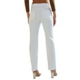 thumbnail image 3 of Women's Classic Solid Straight Leg Jeggings, White, L, 3 of 5